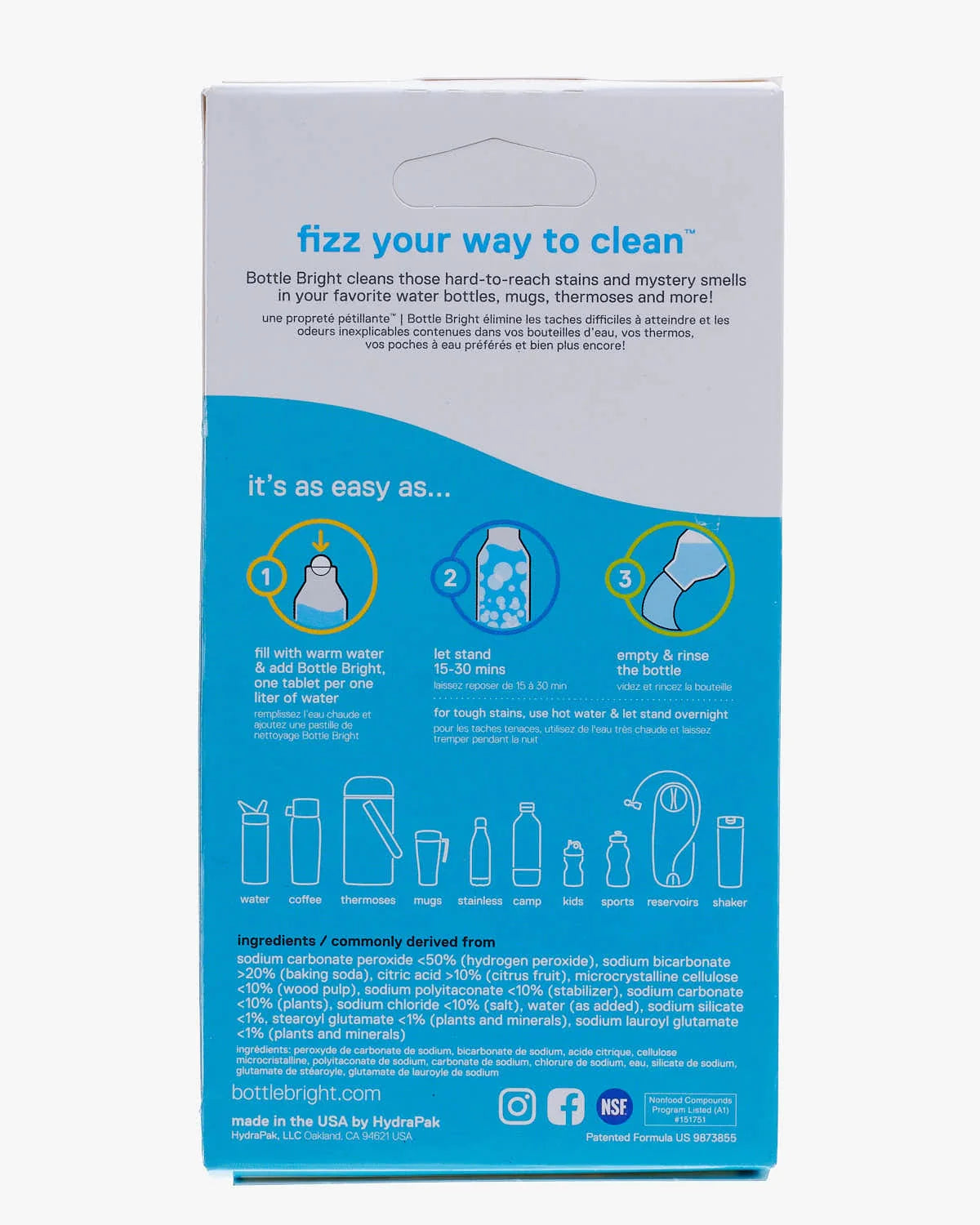 Bottle Cleaning Tablets