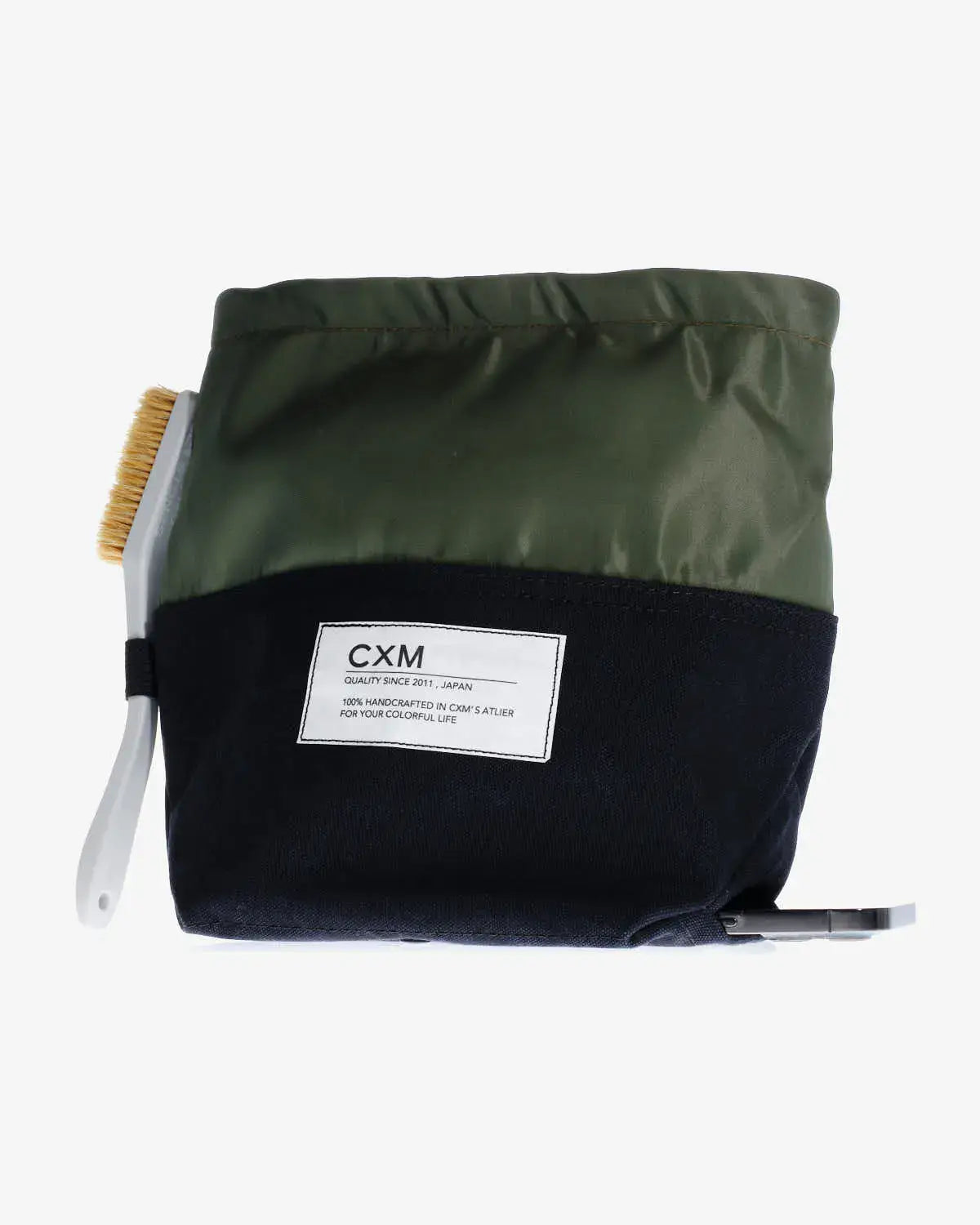 Chalk Bucket Bag Half and Half Olive