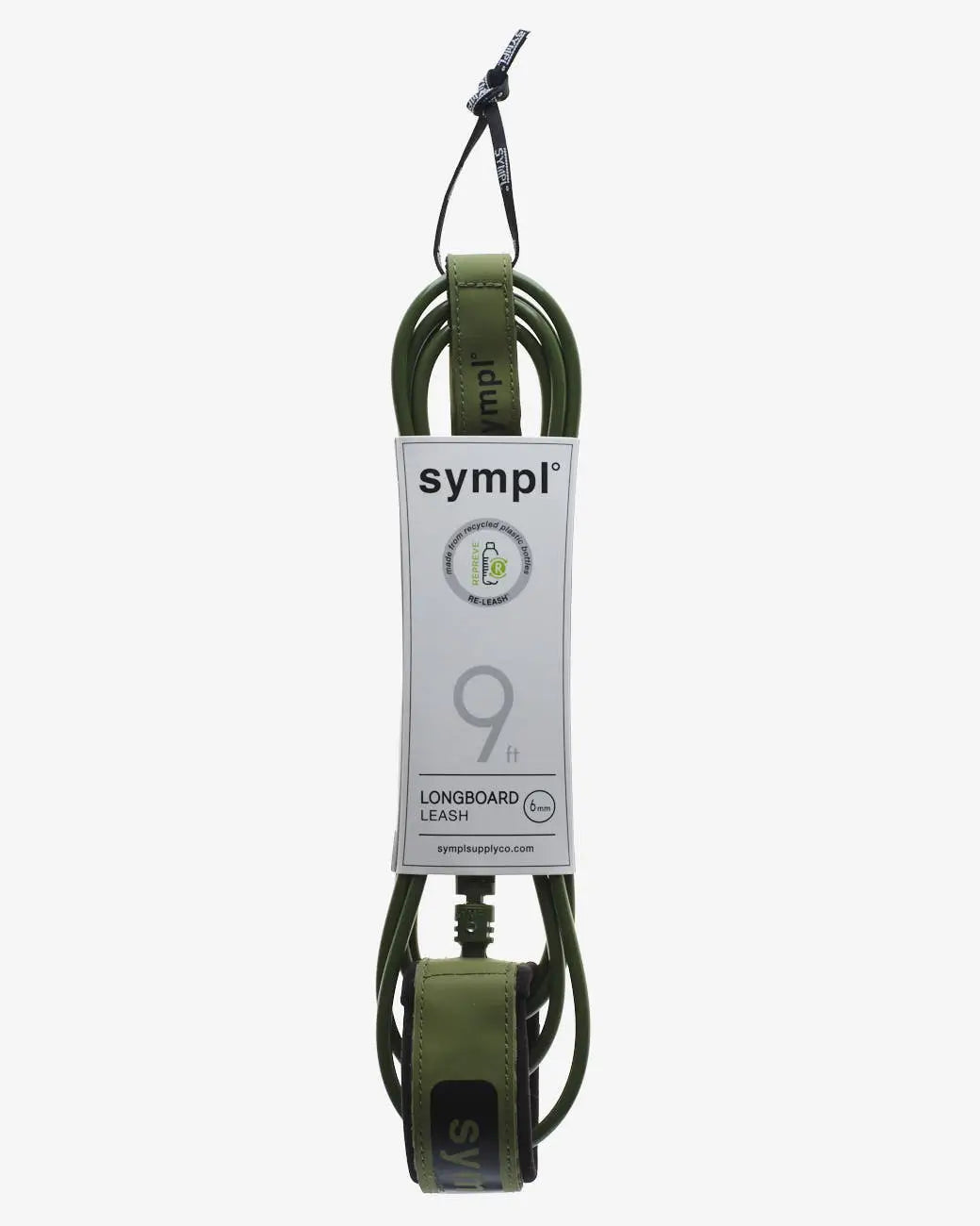 Surf Leash Army Green, 6ft 7ft 9ft