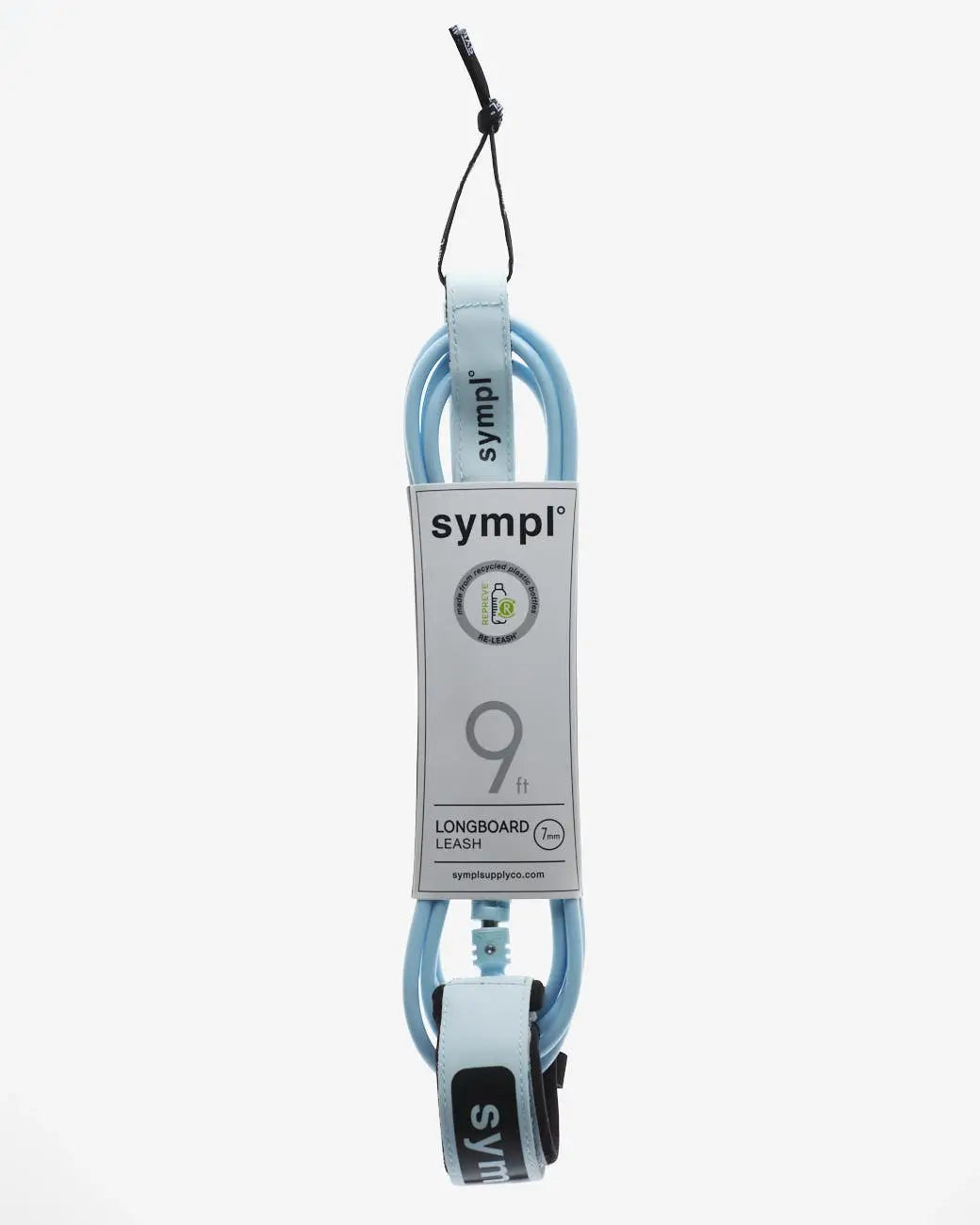 Surf Leash Light Blue, 7ft 9ft